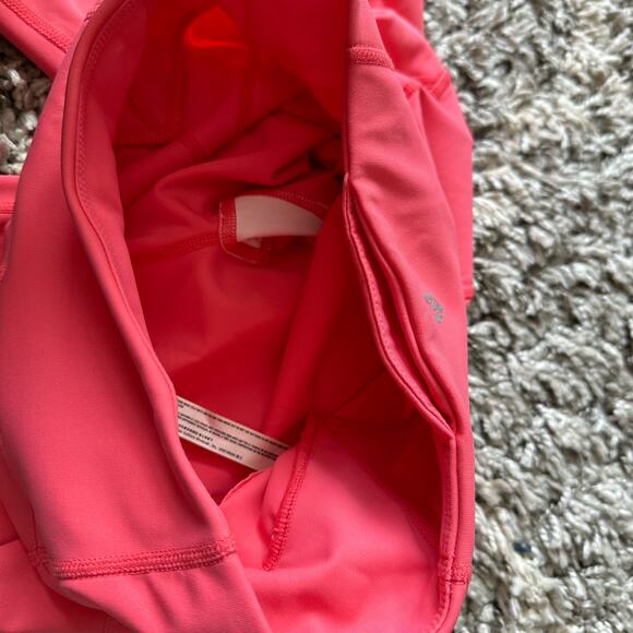 Free People FP Movement Coral Pink Petal Pusher Scalloped Biker Bike Shorts XS - Picture 6 of 11